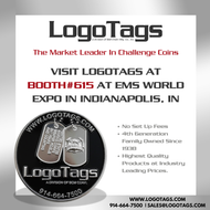 LogoTags, the U.S. Leader in Custom Challenge Coins, Showcasing at EMS World Expo 2025