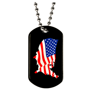 MEDALS OF AMERICA EST. 1976 Official Custom Engraved Dog Tag Set with Chain  and P-38 Can Opener Personalized Military Dog Tags for Men or Women