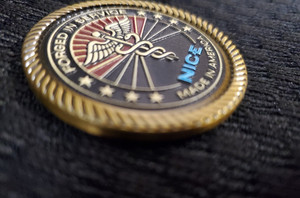 Express Challenge Coin with 3D UV Color Printing - 2" (50.8mm) x 3.5mm thick