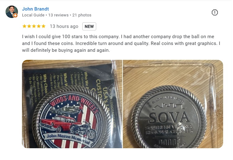 express-challenge-coin-review-fast-turnaround