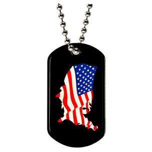 Dog Tags with 24 Chain & Custom Imprint