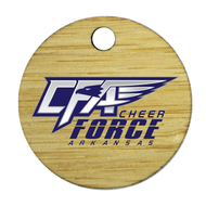 Custom Printed Bamboo Medals - 3" Diameter