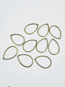 Antique Bronze Tibetan Style Teardrop Findings Antique Bronze Tibetan Style Teardrop Findings