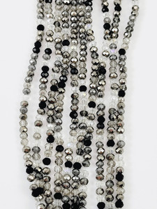 3mm Electroplated Chinese Crystal Bead Strands