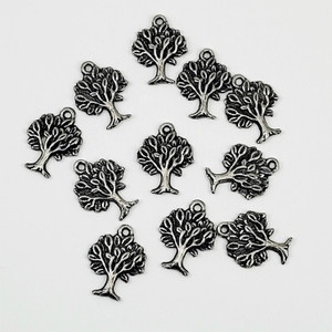 Pewter Tree Charms Pewter Tree Charms