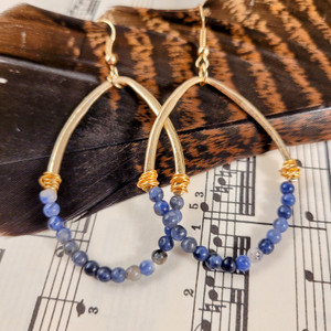 Inner Peace Sodalite Earrings Inner Peace Sodalite Earrings