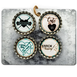 Super Magnets Set of 4: Sarcastic Sewing Super Magnets Set of 4: Sarcastic Sewing
