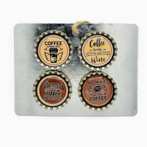 Super Magnets Set of 4: Coffee A Hug in a Mug Super Magnets Set of 4: Coffee A Hug in a Mug