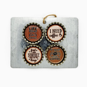 Super Magnets Set of 4: Life Begins After Coffee Super Magnets Set of 4: Life Begins After Coffee