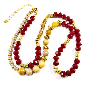 Fossilized Coral Spiral Harmony Necklace Fossilized Coral Spiral Harmony Necklace