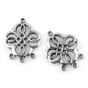 Tibetan Style Celtic Knot Chandelier Link Pairs