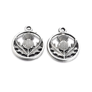 Antique Silver Thistle Charm Pack-20pcs Antique Silver Thistle Charm Pack-20pcs