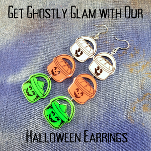 Triple Treat Buckets on French Earring Wires Triple Treat Buckets on French Earring Wires