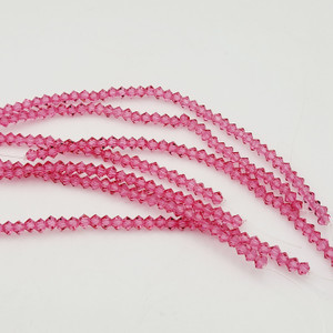 3mm Rose Preciosa Crystal Bead Strand 3mm Rose Preciosa Crystal Bead Strand