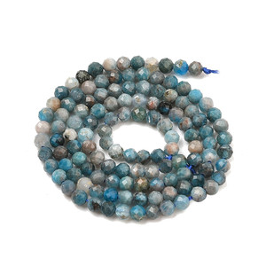 3mm Faceted Apatite Bead Strand