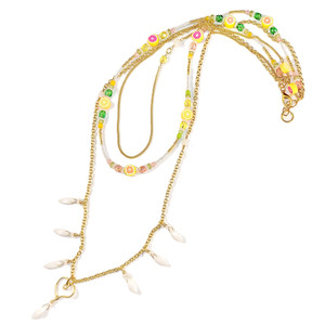 Multistrand Citrus Grove Cascade Necklace Multistrand Citrus Grove Cascade Necklace