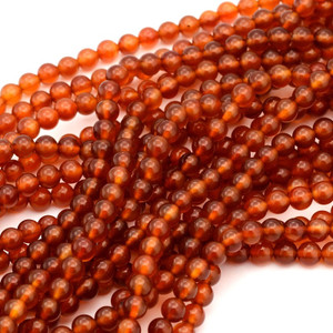 6mm Round Dyed Carnelian Bead Strand 6mm Round Dyed Carnelian Bead Strand