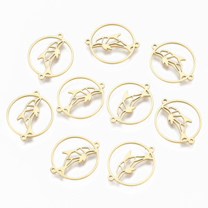 18K Gold Plated Dolphin Connector 18K Gold Plated Dolphin Connector