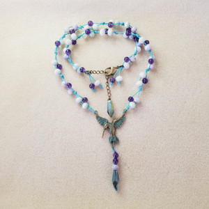 Knotted Hummingbird Y Necklace Knotted Hummingbird Y Necklace