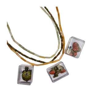 Unakite & Jade Components – Natural Stone, Sold Individually by Variant