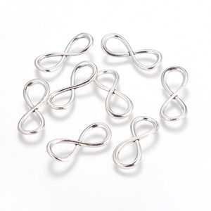 Tibetan Style Infinity Connector Charm, Sold Individually