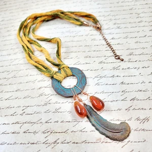 Harvest Wind Silk Necklace
