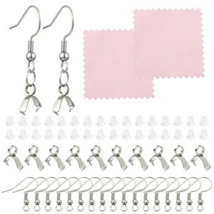 304 Stainless Steel Earring Making Kit – Hooks, Pinch Bails & Ear Nuts