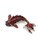 Red & Silver Enameled Koi Fish Pin with Rhinestones