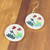 Mystical Mushroom Earrings