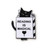 Drilled Black & White Acrylic Cat with " Reading is Magical"  Book Pendants
