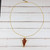 Brecciated Red Jasper Arrowhead Pendant Brecciated Red Jasper Arrowhead Pendant