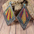 Rainbow Weave Earrings