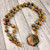 Harmonizing Hexagon: Unikite Jasper Pendant Necklace