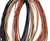 18 Inch Genuine Leather Pendant Ready Strands-Assorted Colors