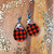 Festive Flannel Wooden Earrings Festive Flannel Wooden Earrings