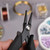 Beadsmith Hi Tech Flat Nose Black Plier with Spring