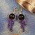 Quirky Monster Dangle Earrings