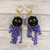 Quirky Monster Dangle Earrings