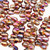 Crystal Marea Acid Wash Czech Glass Drop Bead Strand