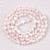 8mm Pink AB Chinese Crystal Teardrop Bead Strand