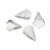 Bright Silver Heavy Duty Filigree-4pcs