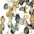 Australian Jade Organic Faceted Nugget Bead Strand