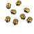 Gold Hematite Buddha Head Beads
