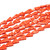 Faux Coral Triangle Bead Strand