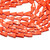 Faux Coral Triangle Bead Strand