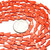 Faux Coral Triangle Bead Strand