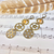 Clockwork Ember Gear Earrings