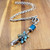 Divine Depths Blue Apatite Pendant Necklace Divine Depths Blue Apatite Pendant Necklace