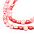 Red & Pink Valentine's Day Polymer Clay Bead Strand