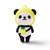 Panda with Pineapple Pendant – Yellow, Sold Individually Panda with Pineapple Pendant – Yellow, Sold Individually